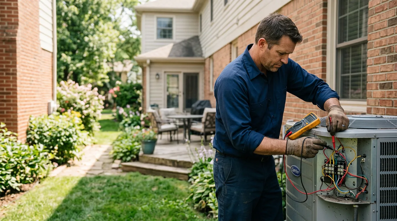 HVAC technician working near Spalding, NE